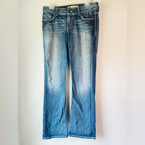 Buckle BKE Culture Bootcut Stretch Distressed Jeans